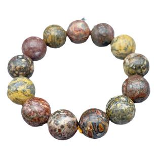 天然龙宫舍利石手链男17mm小众手串民族风龙宫石大颗粒水晶串饰品