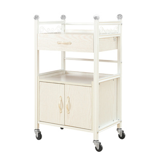 包邮欧式美容推车带抽屉美容院专用小推车美发工具车多功能置物架