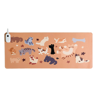 加热鼠标垫发热暖桌垫超大发热办公室电脑桌面学生写作业写字暖手