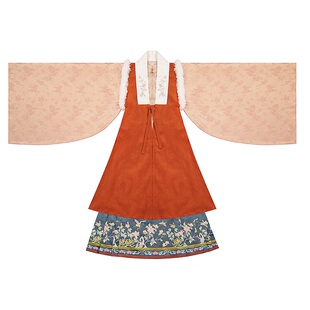 汉月棠原创汉服女【塞北昭】明制立领长袄比甲马面裙日常秋冬新款