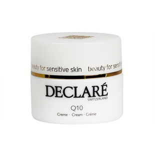 瑞士declare迪凯莉青春辅酶紧肤Q10面霜50ml保湿扛皱扛衰滋润提亮