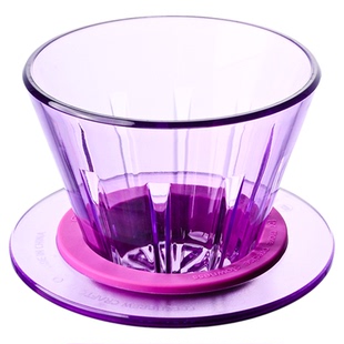 鲜咖悦严 归墟滤杯平底手冲过滤杯家用萃取 适配185滤纸手冲配件