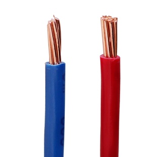 武汉二厂飞鹤国标入户主线BV10硬BVR16平方铜软芯红蓝黄足米进线