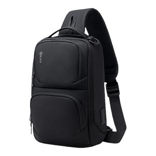 胸包男士2024新款多功能运动单肩斜挎包大容量时尚潮流胸前包男款