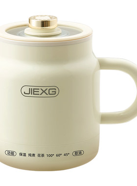德国JIEXG电炖煮杯保温一体加热牛奶专用办公室一人食烧水养生壶