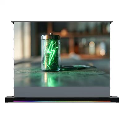 电动地升幕布高清抗光升降幕布