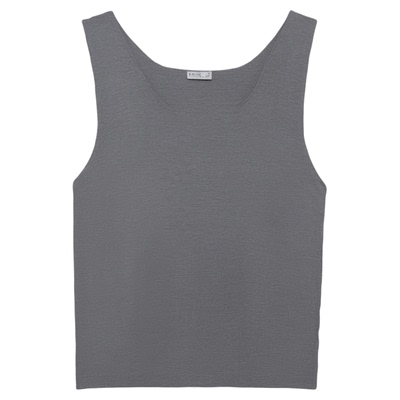 AFTERGLOW夏季天丝无痕激光裁剪背心 超弹裸感面料运动U领汗衫