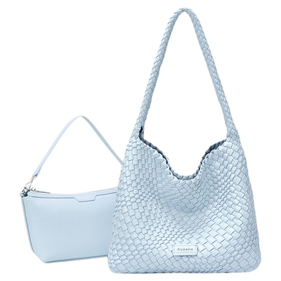 NU纽芝兰编织包大容量通勤HOBO包