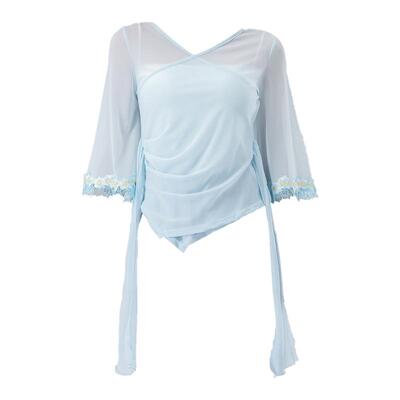 七分袖纱衣古典舞服练功服舞蹈服