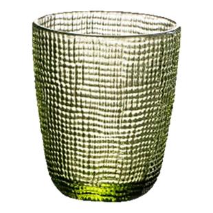 浮雕玻璃漱口杯家用牙刷杯酒店刷牙杯情侣牙杯透明水杯洗漱杯套装