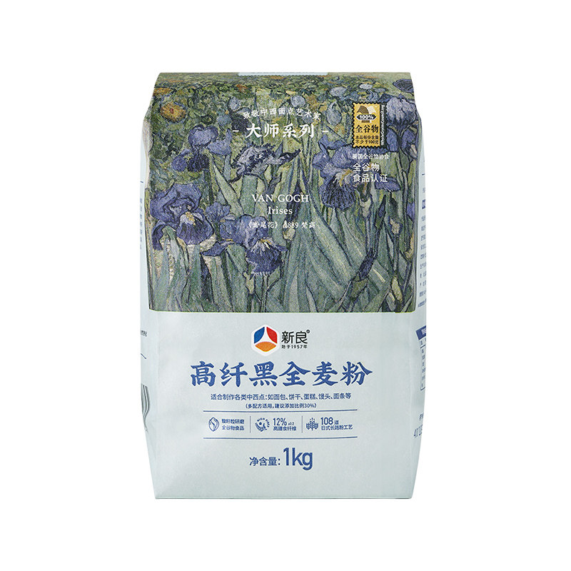高筋麦麸烘焙材料粗粮面粉
