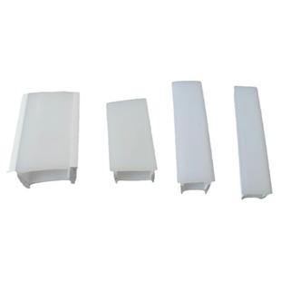 LED免穿柔性硅胶灯带盖板暗装嵌入式线形灯槽可弯曲开口式面罩