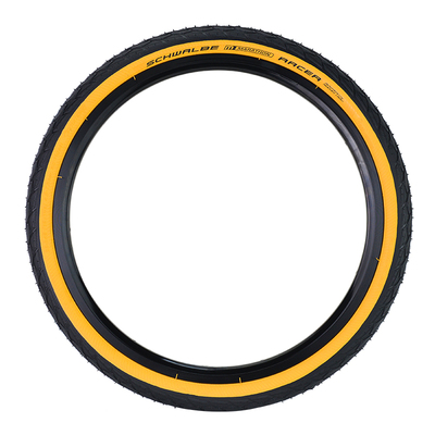 世文 SCHWALBE MARATHON RACER 小布复古黄边外胎16寸349防刺外胎