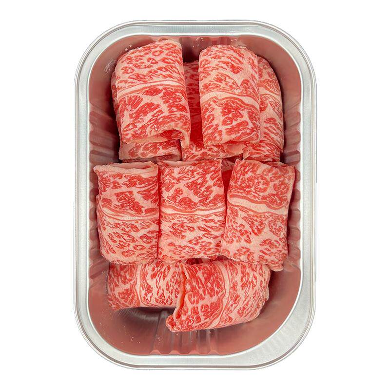 俄罗斯谷饲原切牛小排卷火锅烤肉
