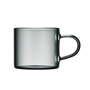 耐高温玻璃小茶杯耐高温品茗杯家用喝茶杯子茶具配件带把水杯90ml