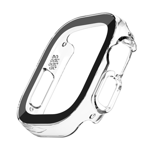 belkin贝尔金适用于苹果手表Apple Watch Ultra3/Ultra2保护壳钢化玻璃保护膜抗刮防摔抗菌防指纹高清防护壳