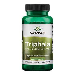 Swanson斯旺森三宝果草本胶囊缓解便秘小腹平坦助消化噗噗畅快