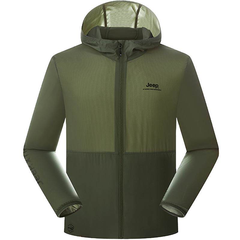 jeep吉普防晒衣男运动户外服风衣