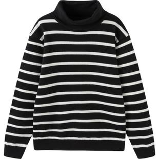 巴拉巴拉童装儿童毛衣男女童秋冬毛衫高领打底衫洋气萌趣可爱上衣