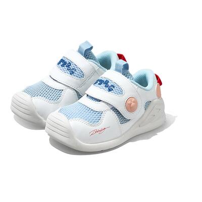 巴布豆宝宝学步鞋网面透气小童鞋