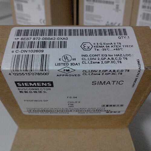 议价6ES7972-0BB42-0XA0 西门子PROFIBUS DP接头 6ES7 972-OBB42-