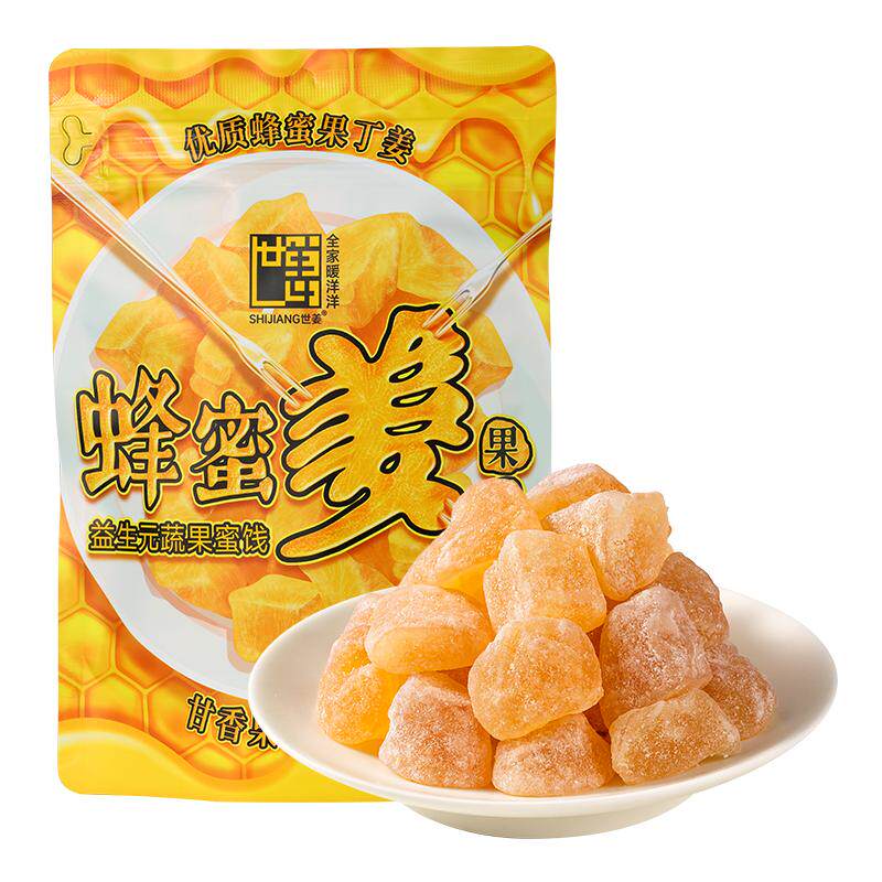 世姜蜂蜜姜果丁80g袋装清甜微辣