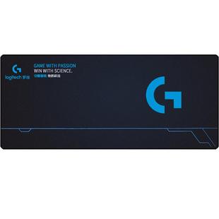 罗技鼠标垫电竞游戏专用超大号桌垫细面电脑办公锁边加厚长款软垫