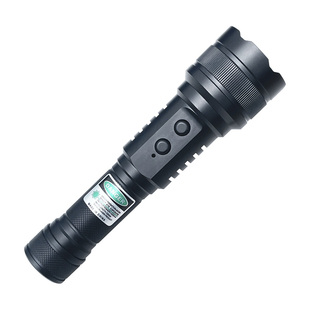 绿色激光笔二合一10w/瓦强光LED照明灯户外家用手电沙盘工程指示