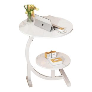 床边桌可移动简约小圆桌现代卧室床边小型置物架家用迷你床头桌子