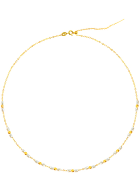 terra金银花天然米珠925镀18K金