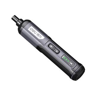 得力电动螺丝刀充电式家用起子机小型迷你电批锂电自动钻工具套装