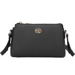 稻草人单肩斜挎报纯色中包