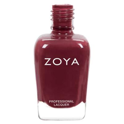 10F指甲油ZOYA红棕色免烤显白