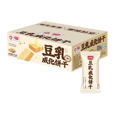 盼盼零食小吃豆乳威化饼干