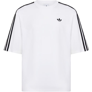 adidas阿迪达斯三叶草夏季男子运动休闲圆领短袖T恤KG6332