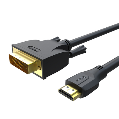 绿联HDMI转DVI多重屏蔽4k高清