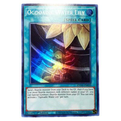 游戏王 美英一刷 ANGU-EN010 SR 溟界的蛇睡莲 Li3 q9