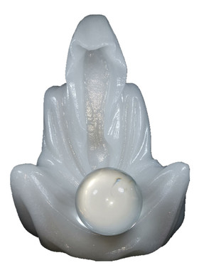 汉白玉石禅意无相佛像桌面小摆件