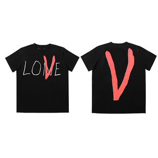 VLONE情人节系列 Love Tee 背后大V字Logo短袖T恤 情侣款