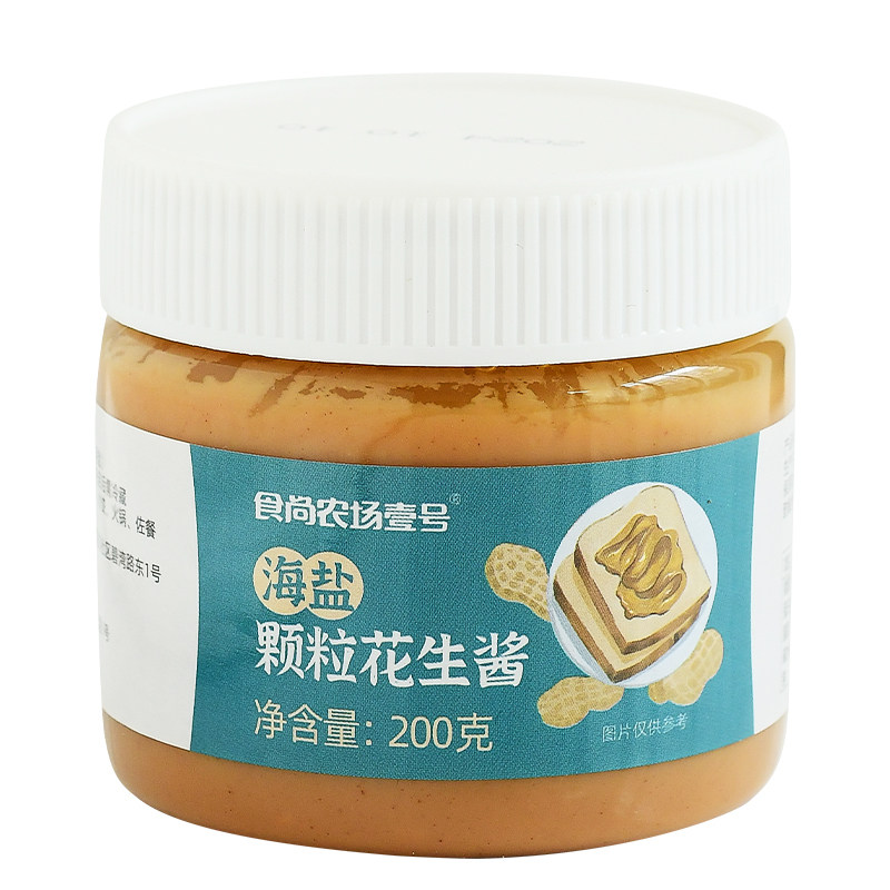 食尚农场壹号海盐花生酱含花生碎