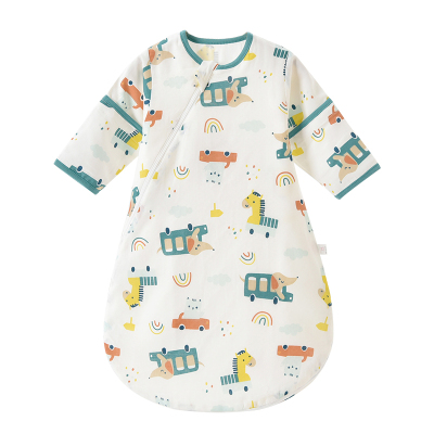 婴儿睡袋春秋款纯棉防踢被神器