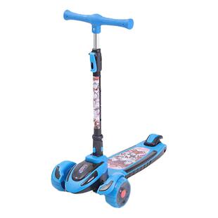 奥特曼滑板车儿童3-6岁男女孩-6-12岁宝宝闪光滑滑溜溜滑板脚踏车