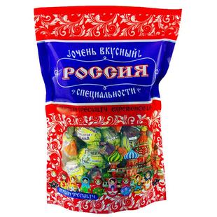 俄罗斯糖果小蜜蜂进口食品蜂蜜果味爆浆夹心什锦口味年货家用软糖