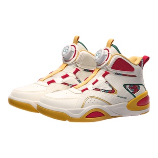 新年款安踏儿童弧光高帮板鞋男女童鞋冬季2026年休闲运动鞋滑板鞋