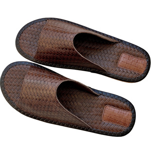 轻奢高端真皮拖鞋男夏季居家用室内防滑不臭脚全牛皮凉拖鞋女地板