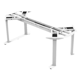 DF5圆形腿电动升降桌架桌腿 环保会议桌实木 400公斤大承重岩板桌