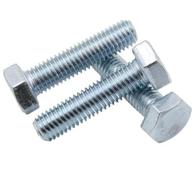 8.8级蓝白锌螺丝钉外六角