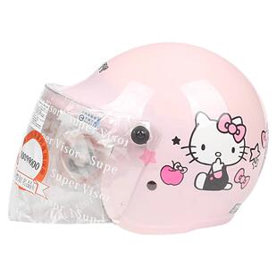 台湾EVO宝贝粉色电动摩托车儿童头盔男女宝宝小孩安全帽保暖冬季