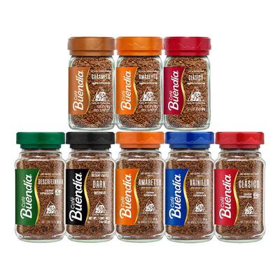 博恩哥伦比亚冻干咖啡粉100%阿拉比卡意式特浓速溶奶咖清咖黑咖啡