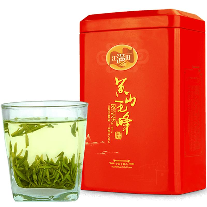 汪滿田黃山毛峰特級一等2025年新茶安徽一芽一葉茶葉綠茶明前嫩芽